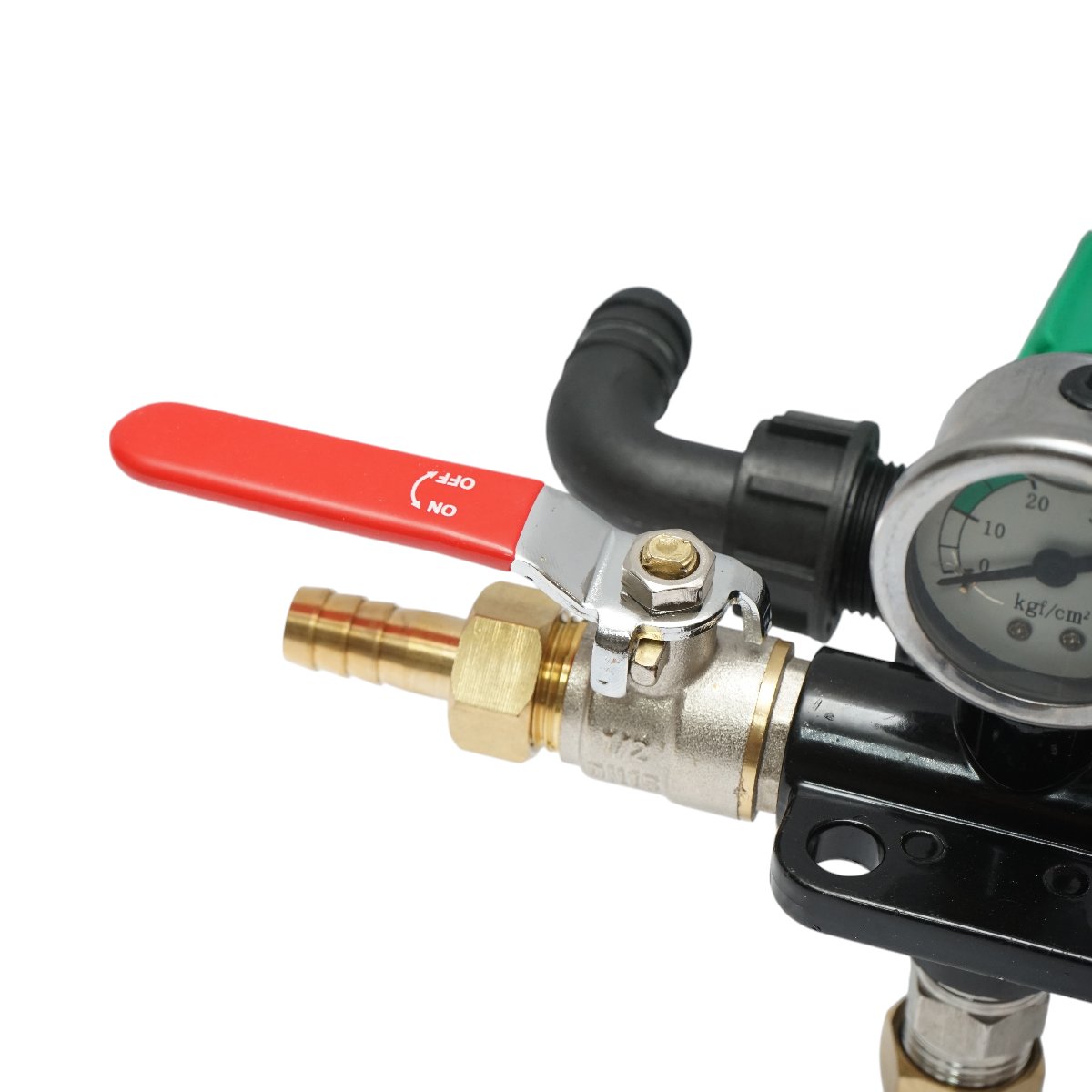 Distribuitor cu 2 cai, manometru glicerina inclus pentru erbicidator